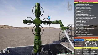Procedimiento operativo virtual en instalaciones de oil and gas